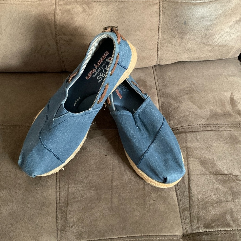 Skechers - BOBS Memory Foam Blue Diem Shoes